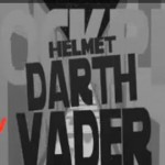 Star Wars Words Helmet Darth Vader