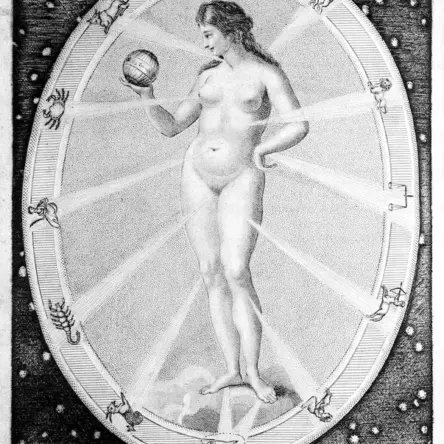 View of the Celestial-Influx on the Body of Woman- Artist: Dodd Delin, Year: 1800